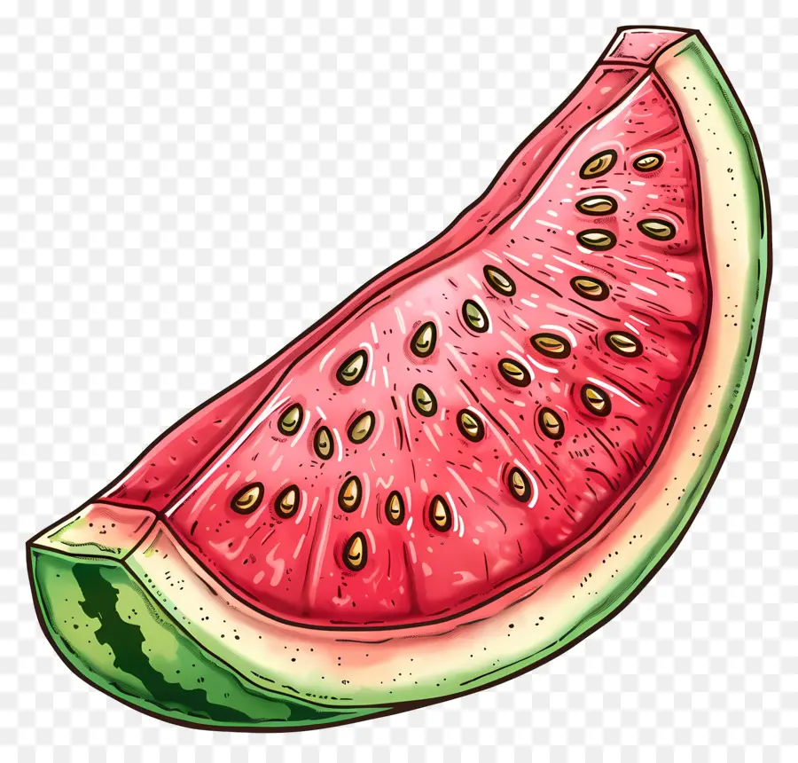 Rebanada De Sandía，La Fruta PNG