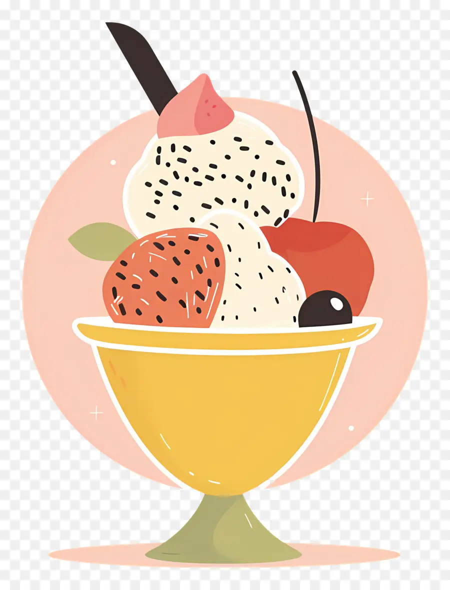 De Postre，Postre De Helado PNG