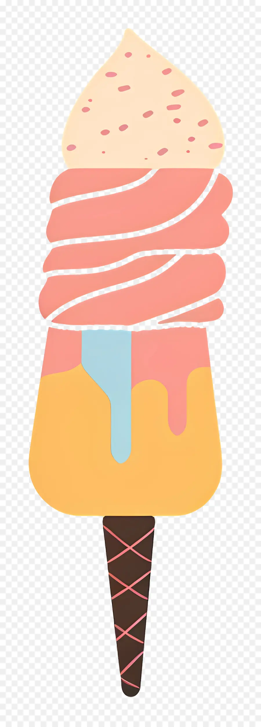 Helado，Cono De Helado PNG