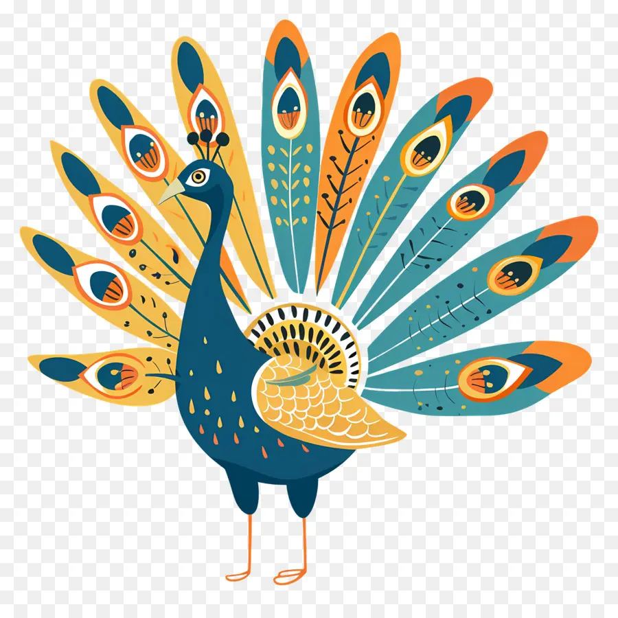 Pavo Real，Pavo Real Azul PNG