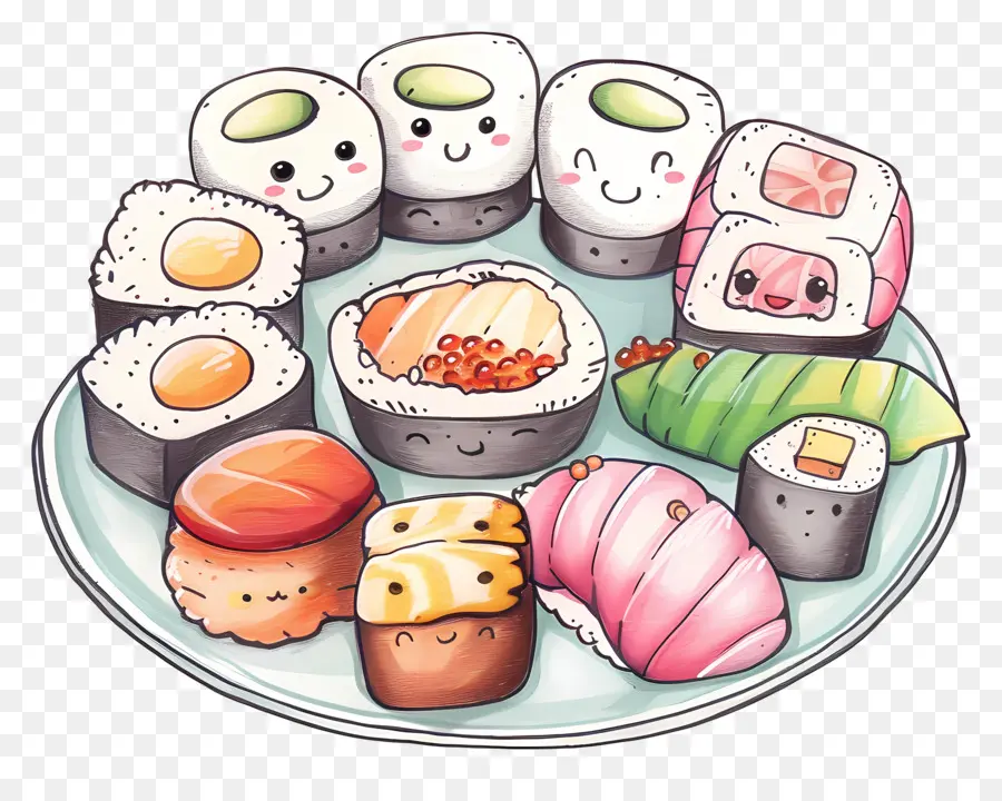 La Comida Japonesa，Sushi PNG