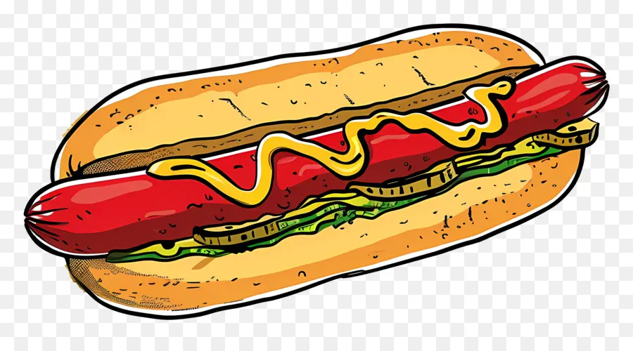 Hot Dog，Embutido PNG