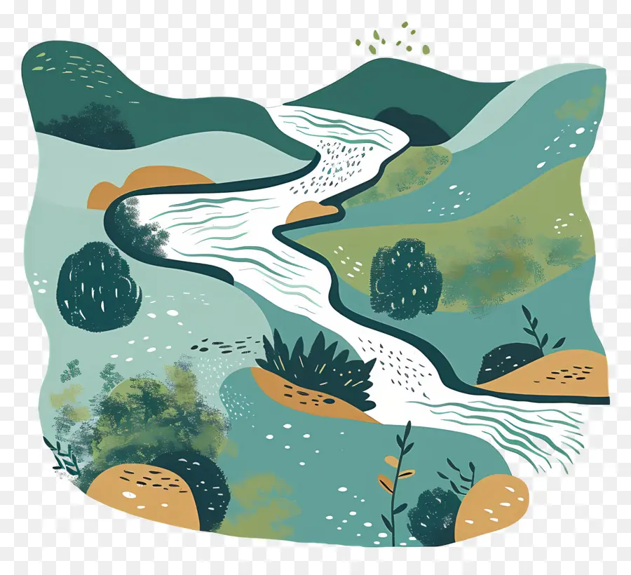 Río，Paisaje PNG