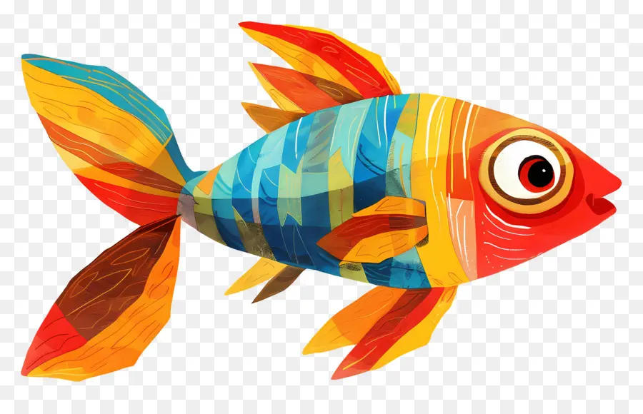 Dibujos Animados De Pescado，Peces De Colores PNG