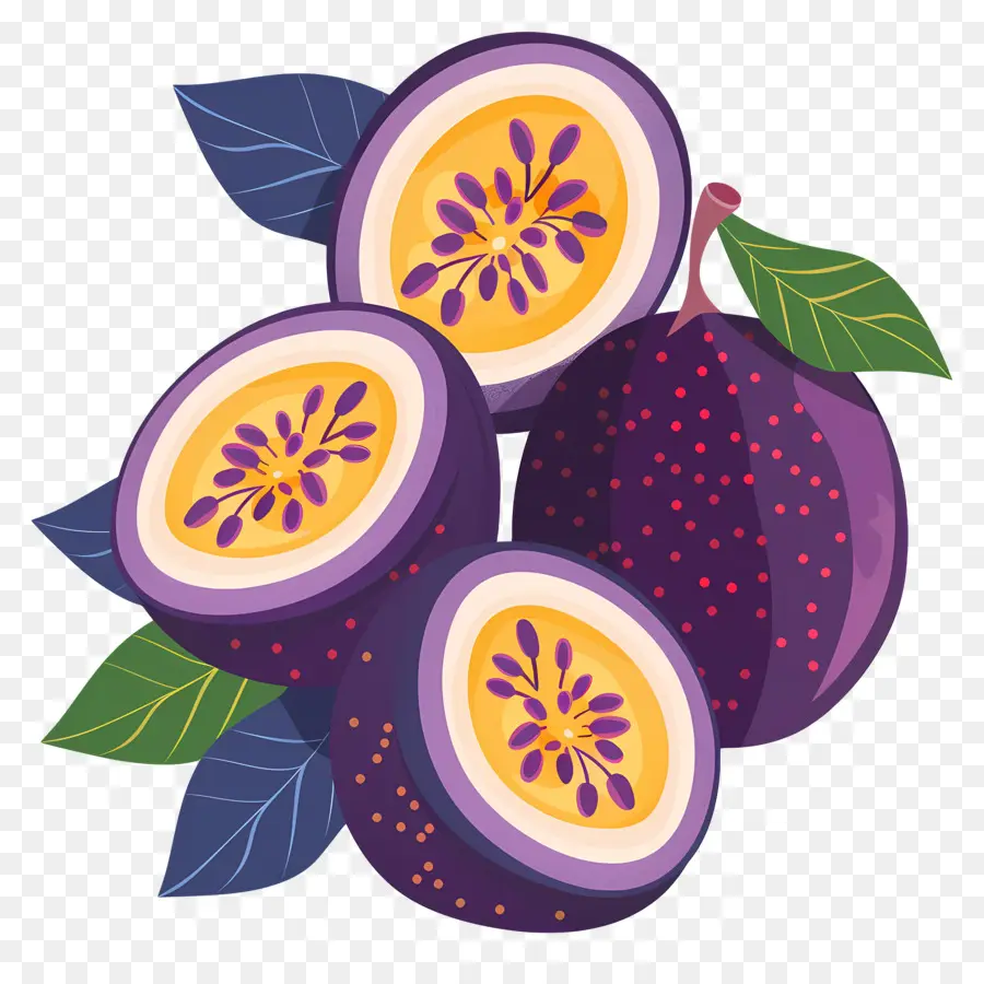 Fruta De La Pasión，Fruto De La Ilustración PNG