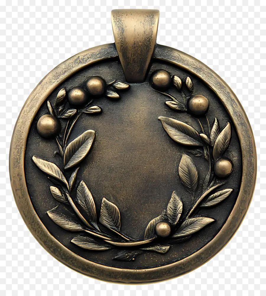 Medalla De Bronce，La Corona De Laurel PNG