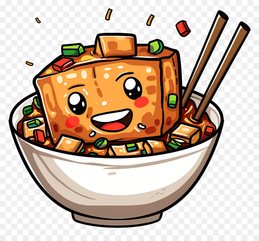 Mapo Tofu，Personaje De Dibujos Animados PNG