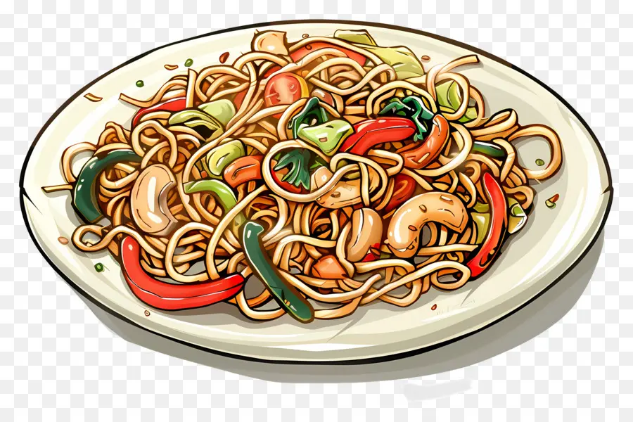 Lo Mi，Fideos Chinos PNG