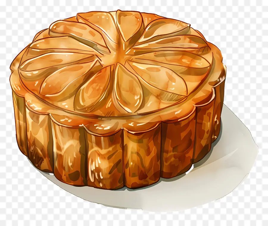 Mooncake，Pasteles PNG