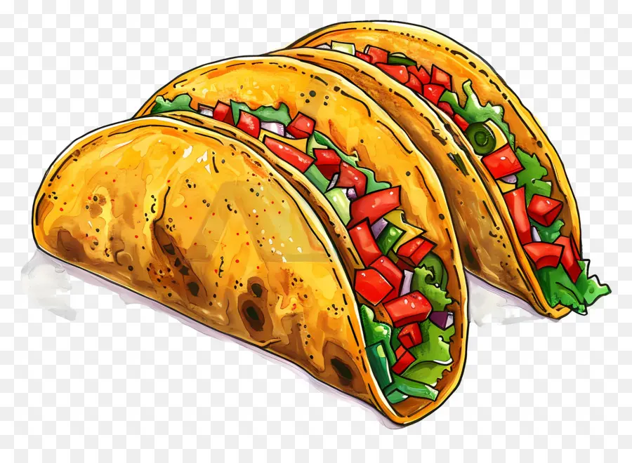 Tacos，Tacos Mexicanos PNG