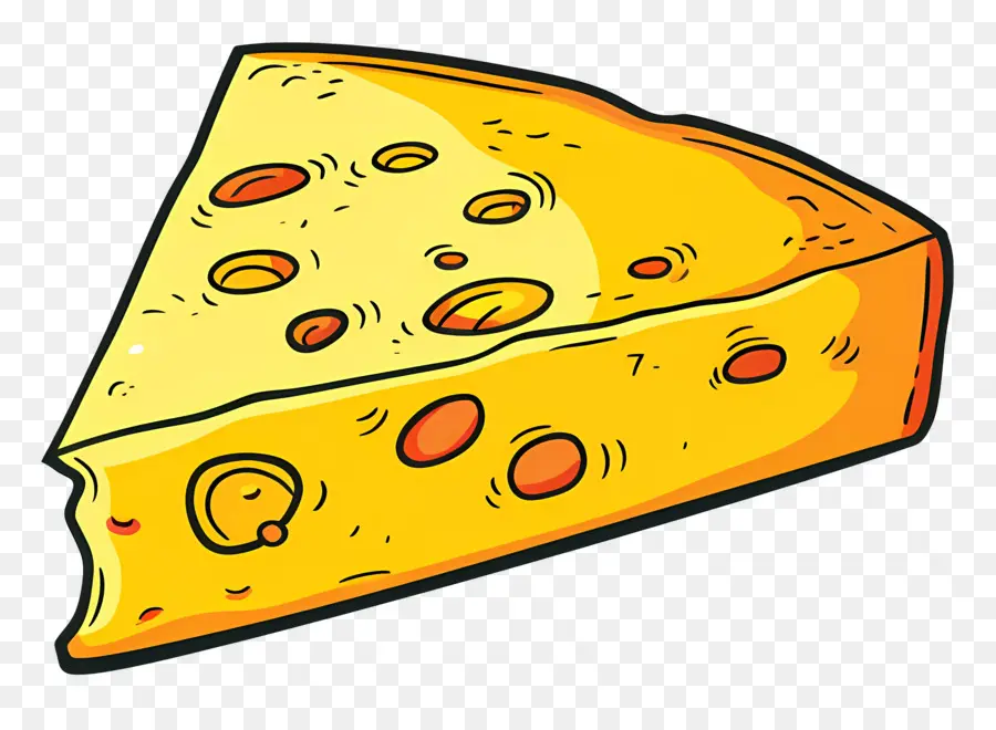 Cuña De Queso，Queso Amarillo PNG