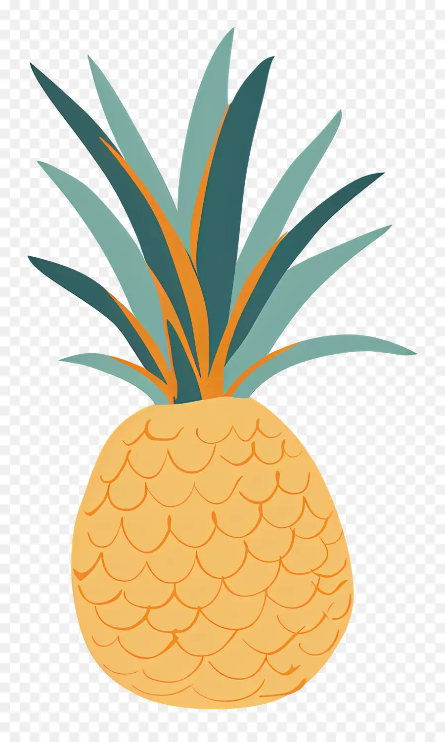 Piña，Frutas Tropicales PNG