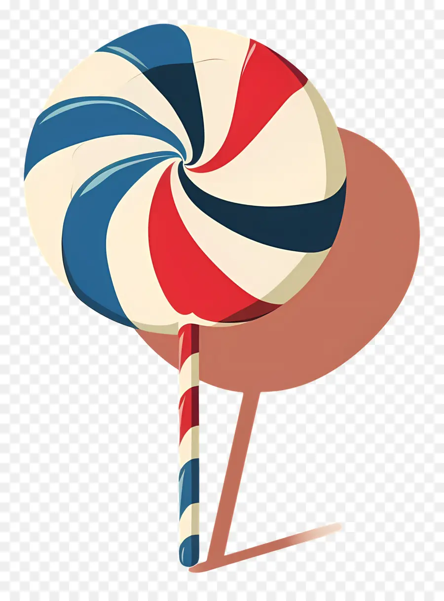 Dulces，Lollipop De Bandera Americana PNG