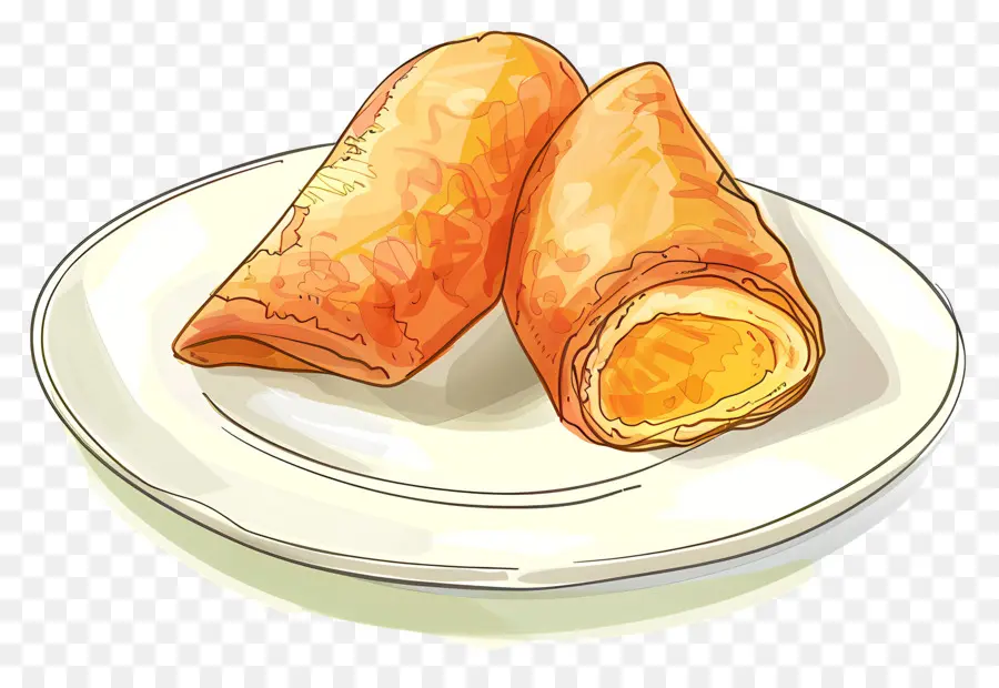 Rollos De Huevo，Pasteles PNG