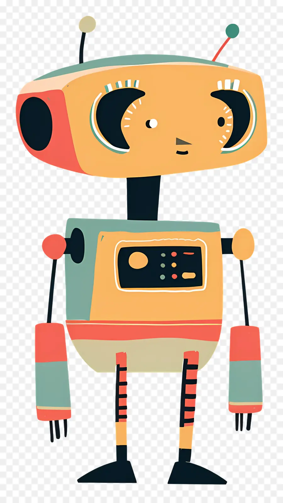 Robot，Robot De Dibujos Animados PNG