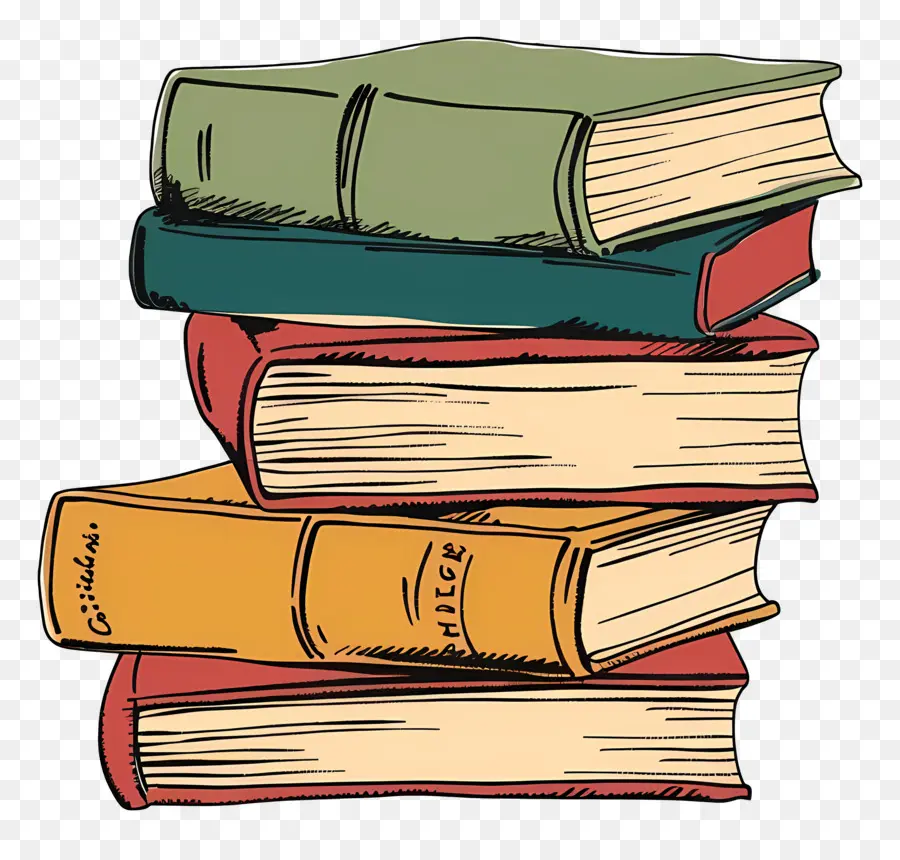 Libros，Pila De Libros PNG