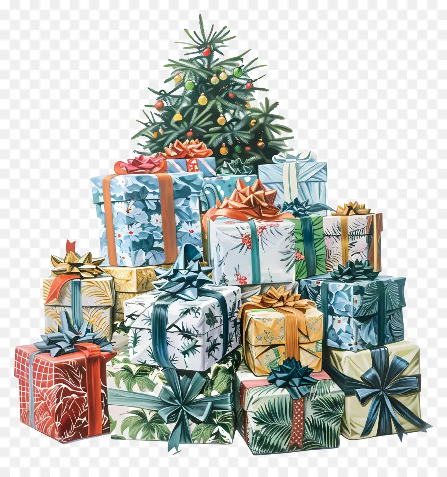 Pila De Regalos，Regalos De Navidad PNG