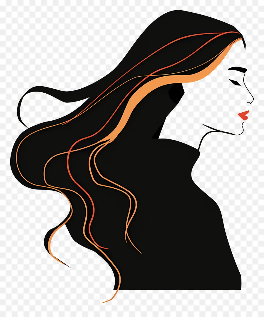 Cabello，Mujer PNG