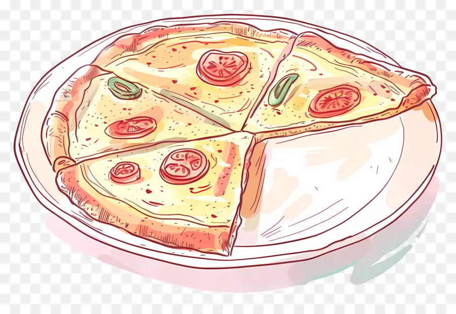 Pizza，Tomate PNG