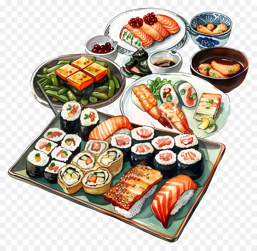 La Comida Japonesa，Sushi PNG