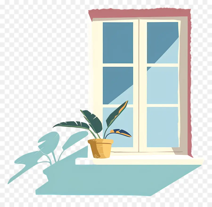 Ventana，Planta En Maceta PNG