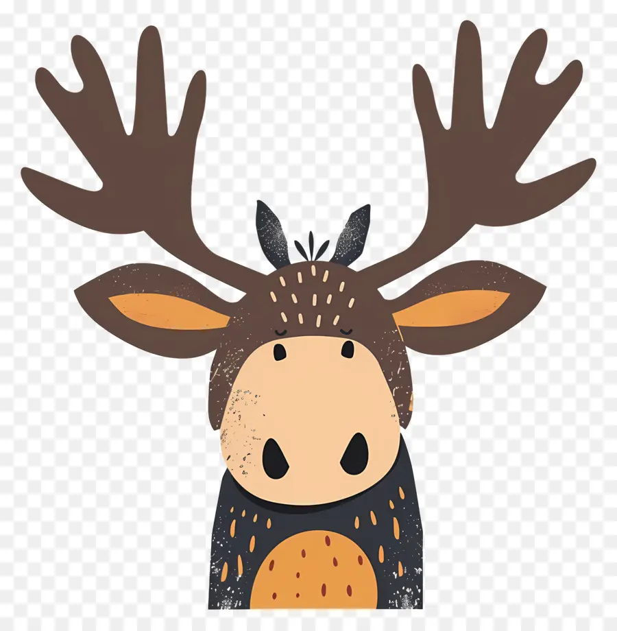 Moose De Dibujos Animados，Alce PNG