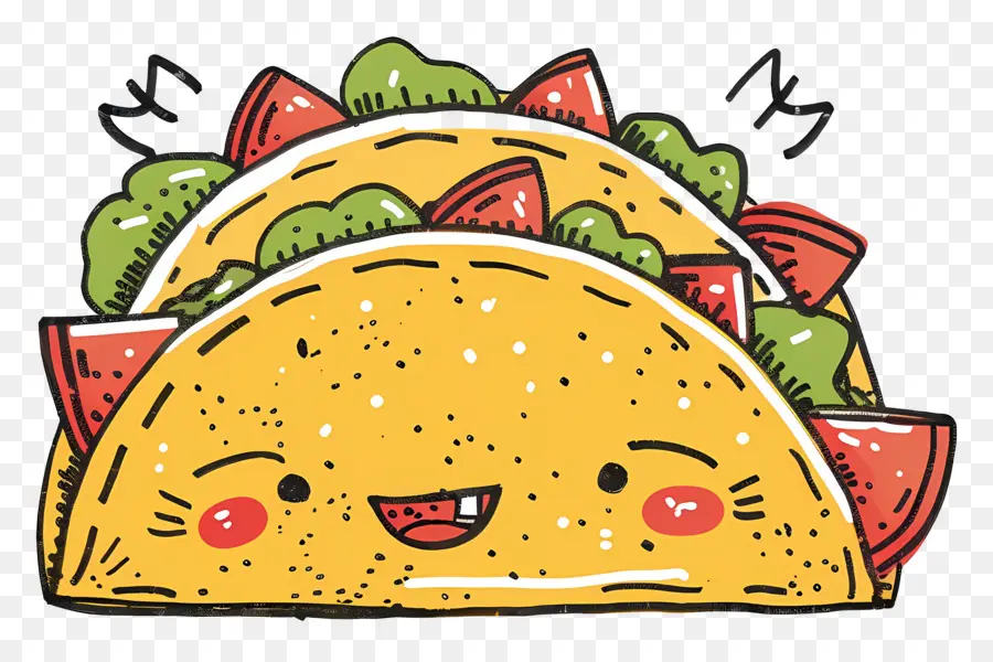 Tacos，Dibujos Animados De Taco PNG