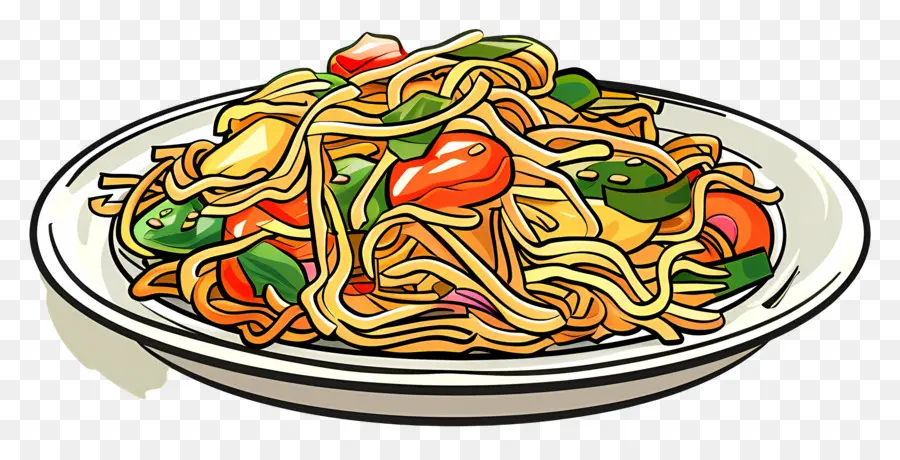 Lo Mi，Fideos De Salteado PNG