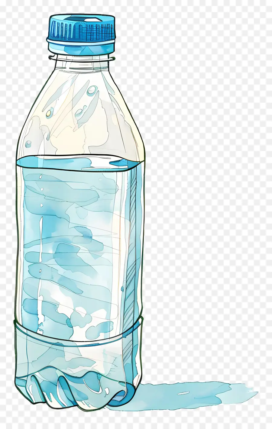 Botella De Agua，De Plástico PNG