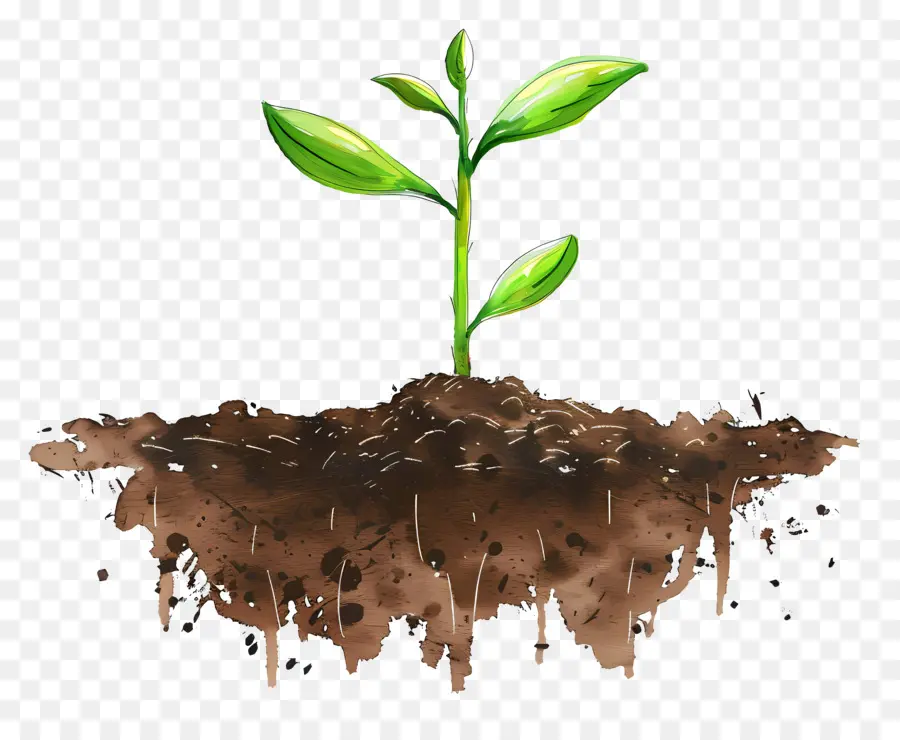 Suelo Fértil，Planta PNG