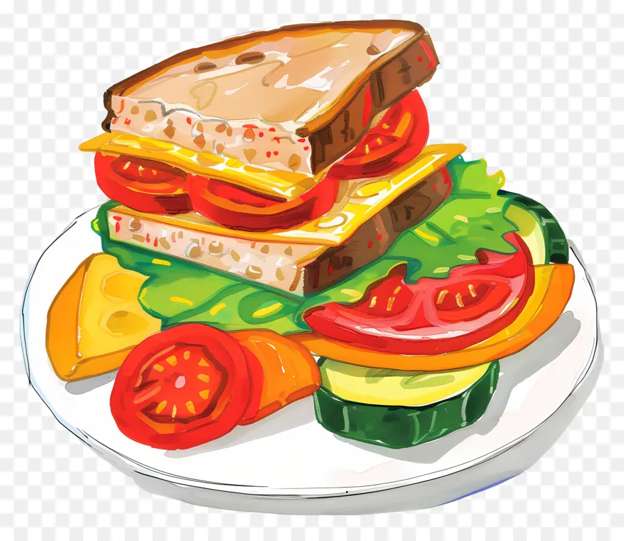 La Comida，Sandwich PNG