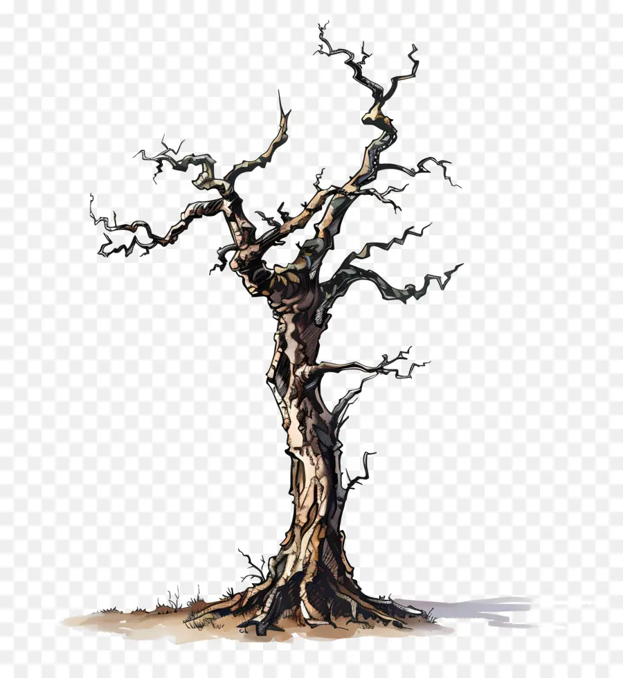 árbol Seco，árbol Muerto PNG