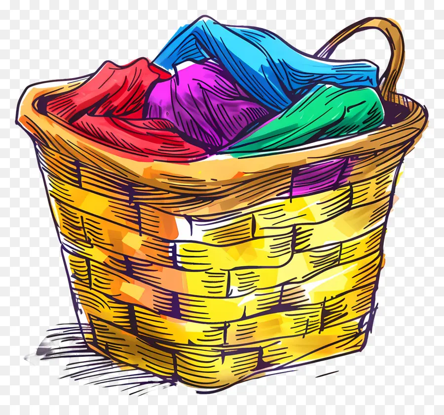 Canasta De Lavandería，Clothes PNG