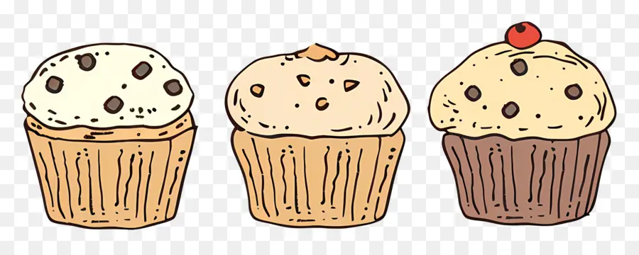 Panecillos，Cupcakes PNG