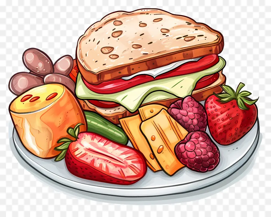 La Comida，Sandwich PNG