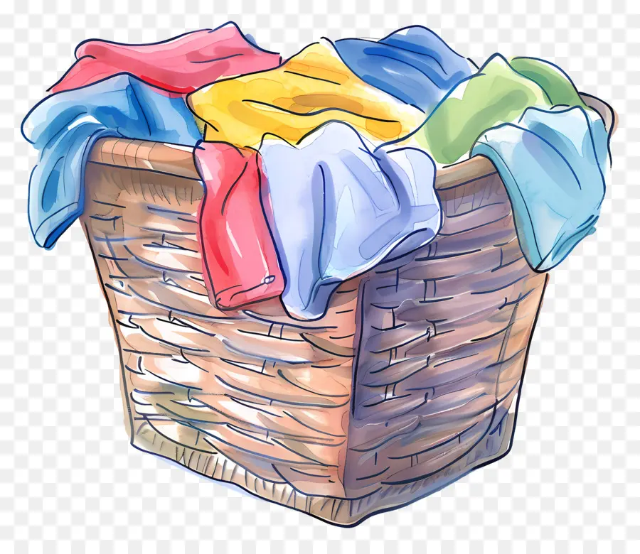 Canasta De Lavandería，Clothes PNG