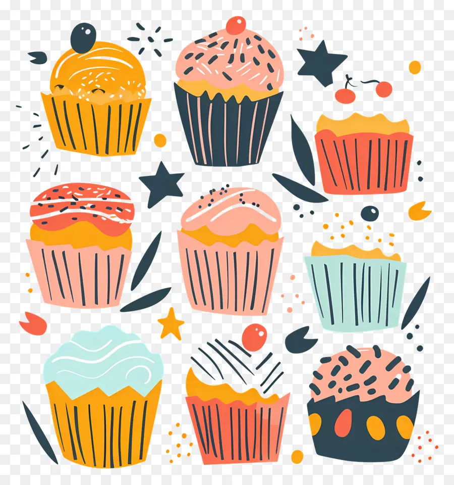 Panecillos，Cupcakes PNG