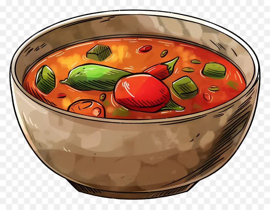 Sopa Picante，Tazón De Sopa PNG