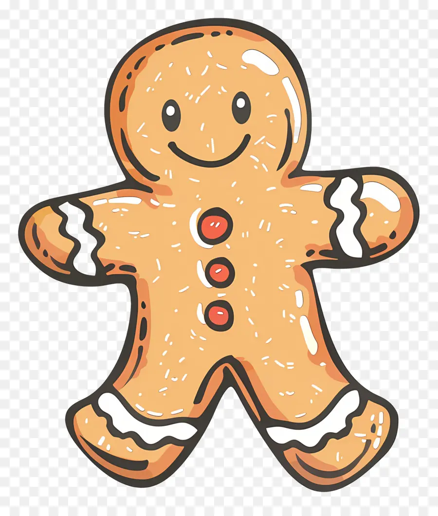 Galleta De Pan De Jengibre Navideño，Hombre De Pan De Jengibre PNG