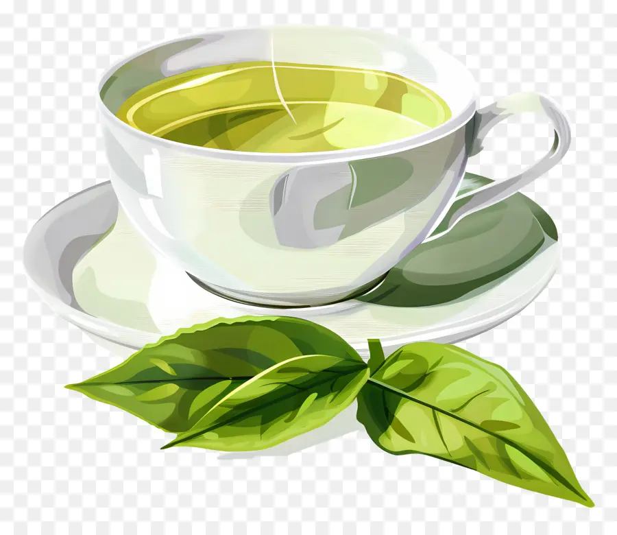 Té Verde，Taza De Té PNG