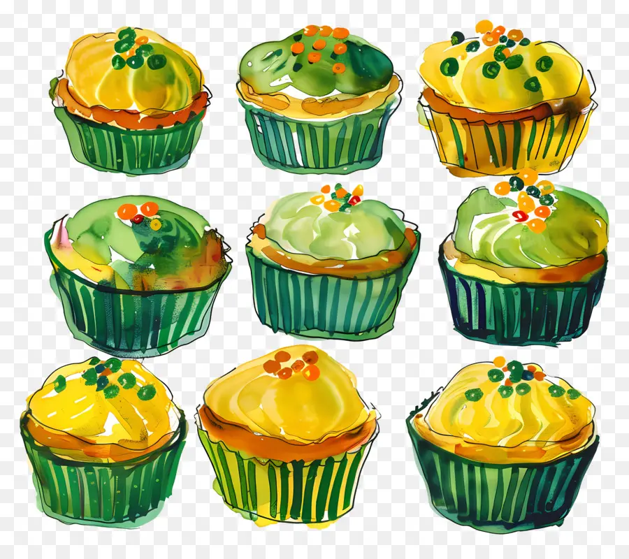 Panecillos，Cupcakes PNG