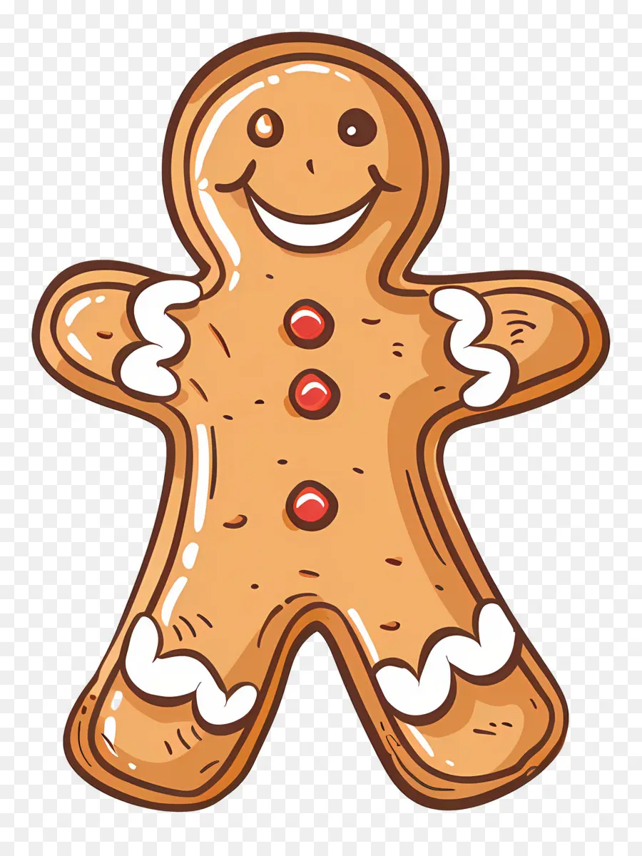 Galleta De Pan De Jengibre Navideño，Hombre De Pan De Jengibre PNG