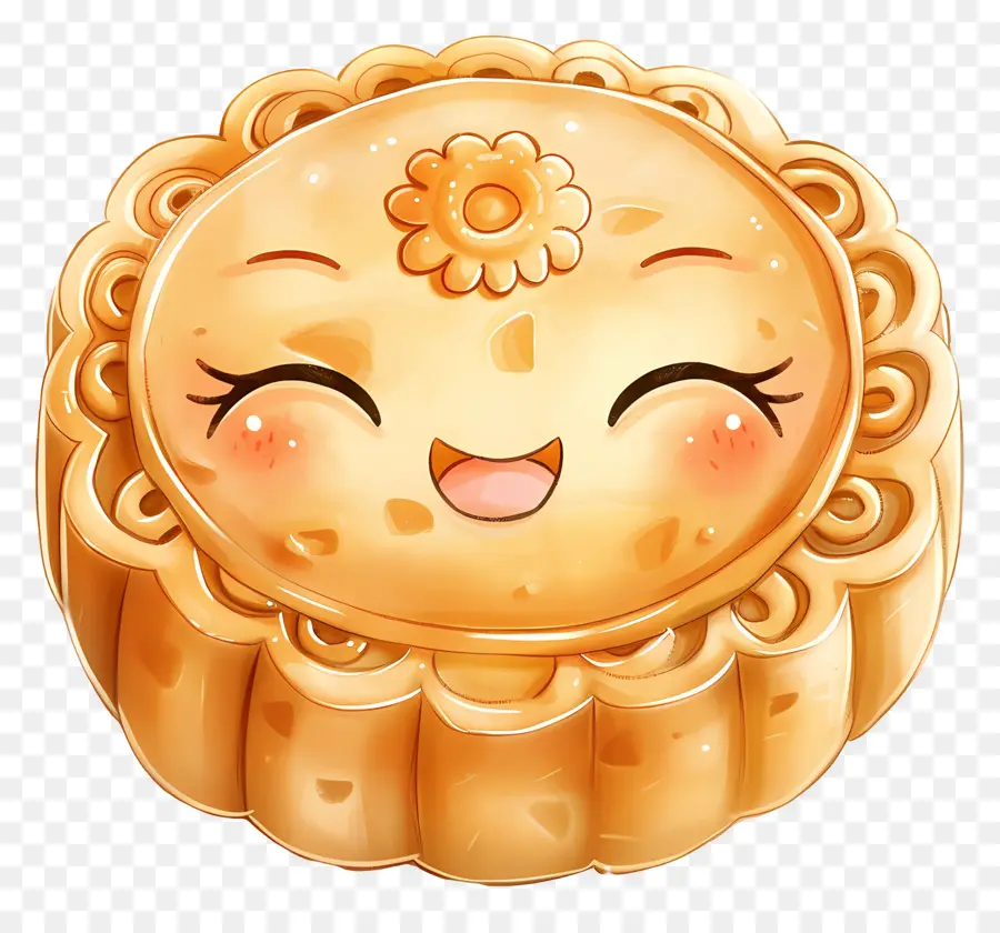 Mooncake，Tarca De Luna Sonriente PNG