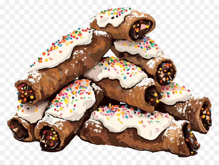 Cannoli，Pasteles PNG