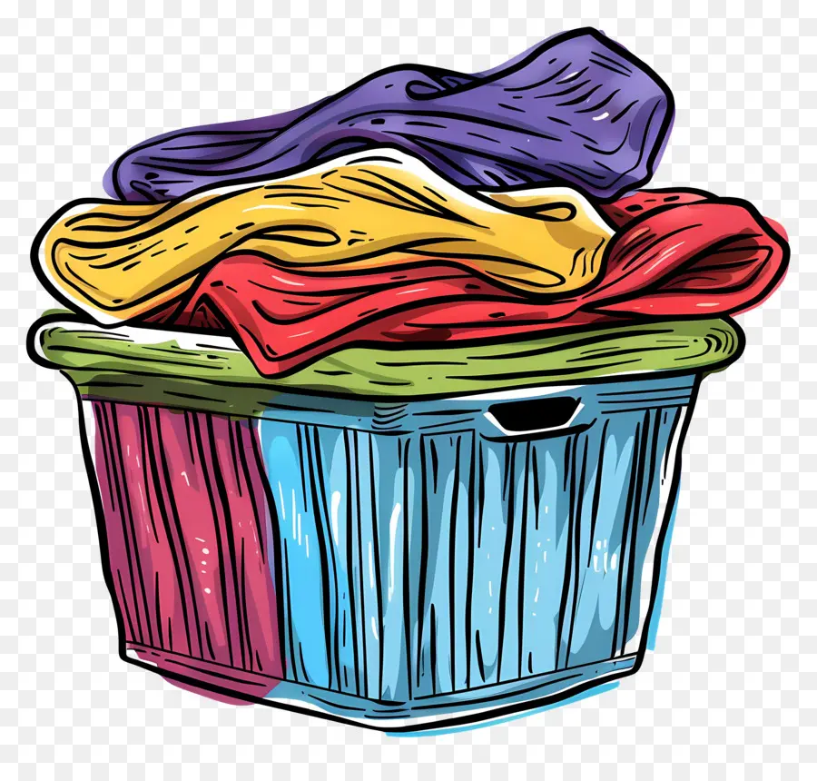 Canasta De Lavandería，Clothes PNG