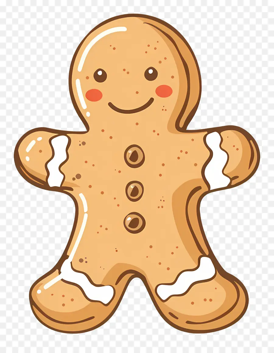 Galleta De Pan De Jengibre Navideño，Hombre De Pan De Jengibre PNG