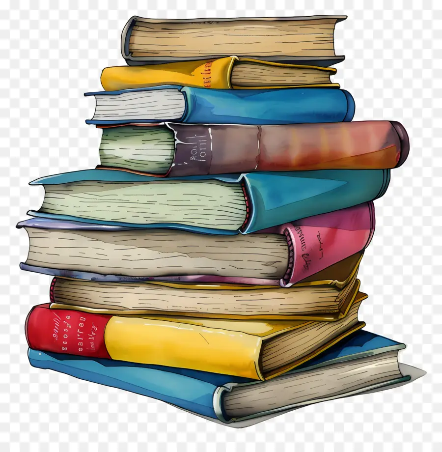 Pila De Libros，Libros PNG