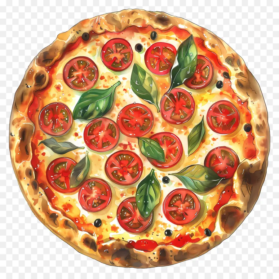 Pizza Vegana，Pizza PNG