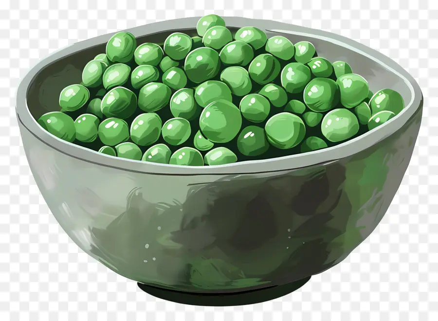 Tazón De Guisantes，Peas PNG