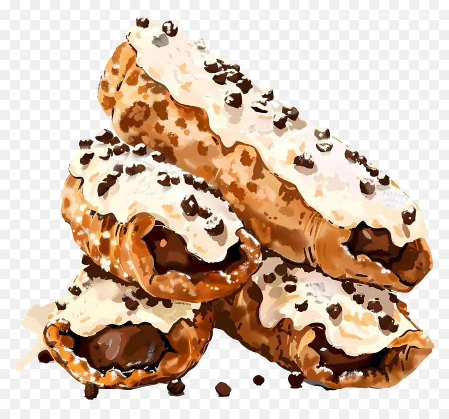 Cannoli，Pasteles PNG